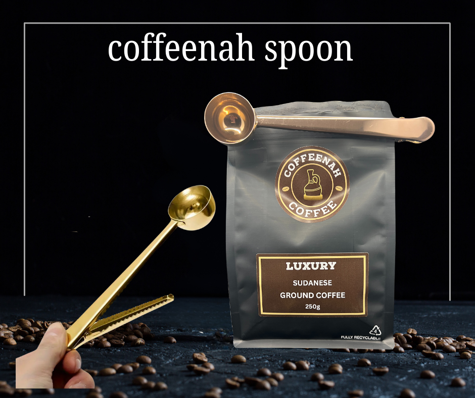 Stainless Steel Coffee Scoop with Bag Clip