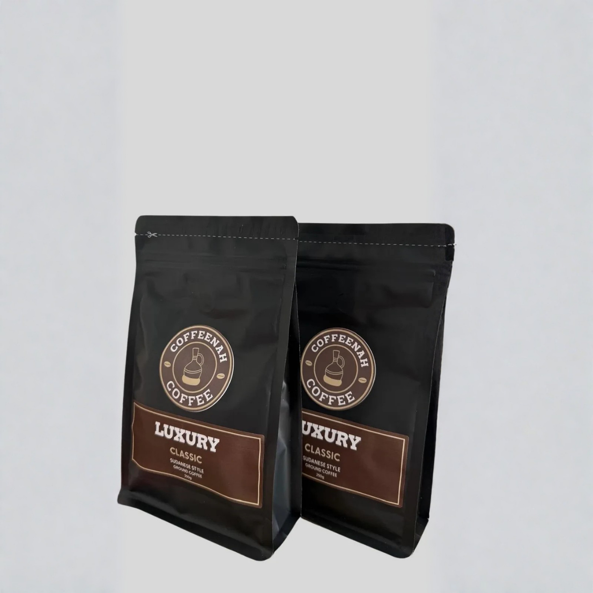 Two bags Coffeenah Classic +measuring spoon