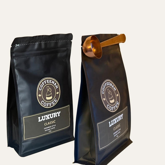 Two bags Coffeenah Classic +measuring spoon